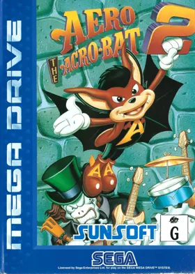 Aero the Acro-Bat 2 (Europe) box cover front